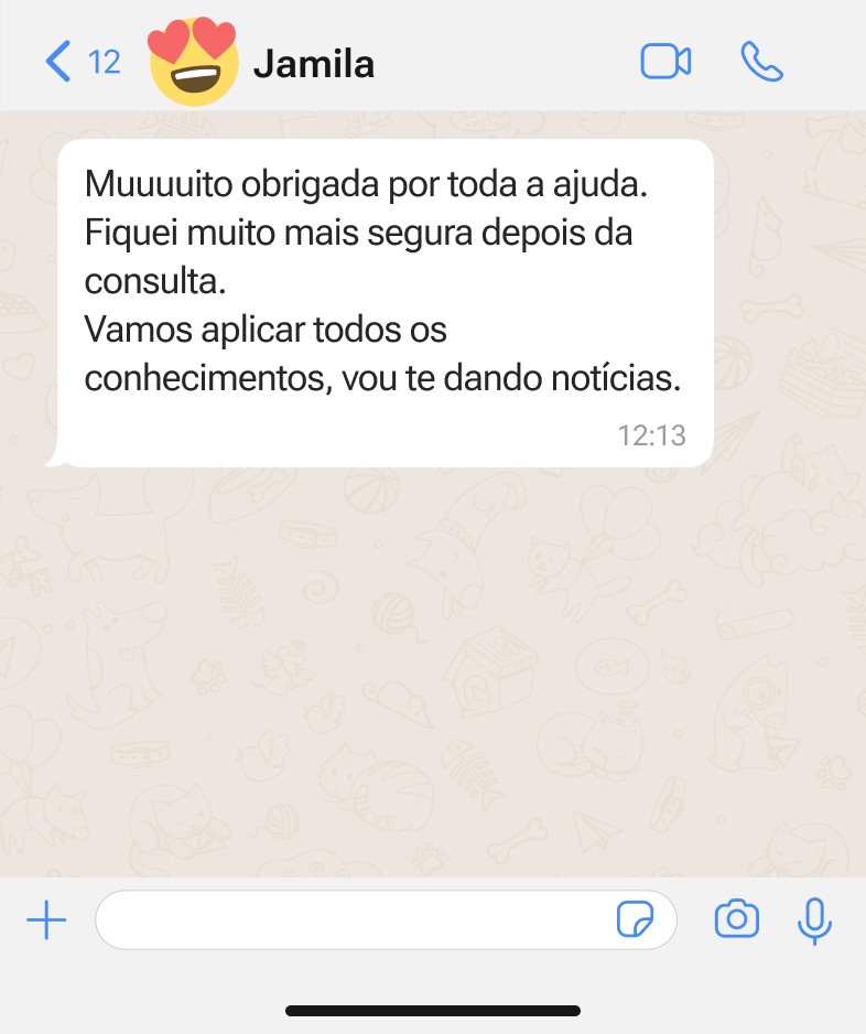 Jamila - mãe do Guilherme de 6 meses